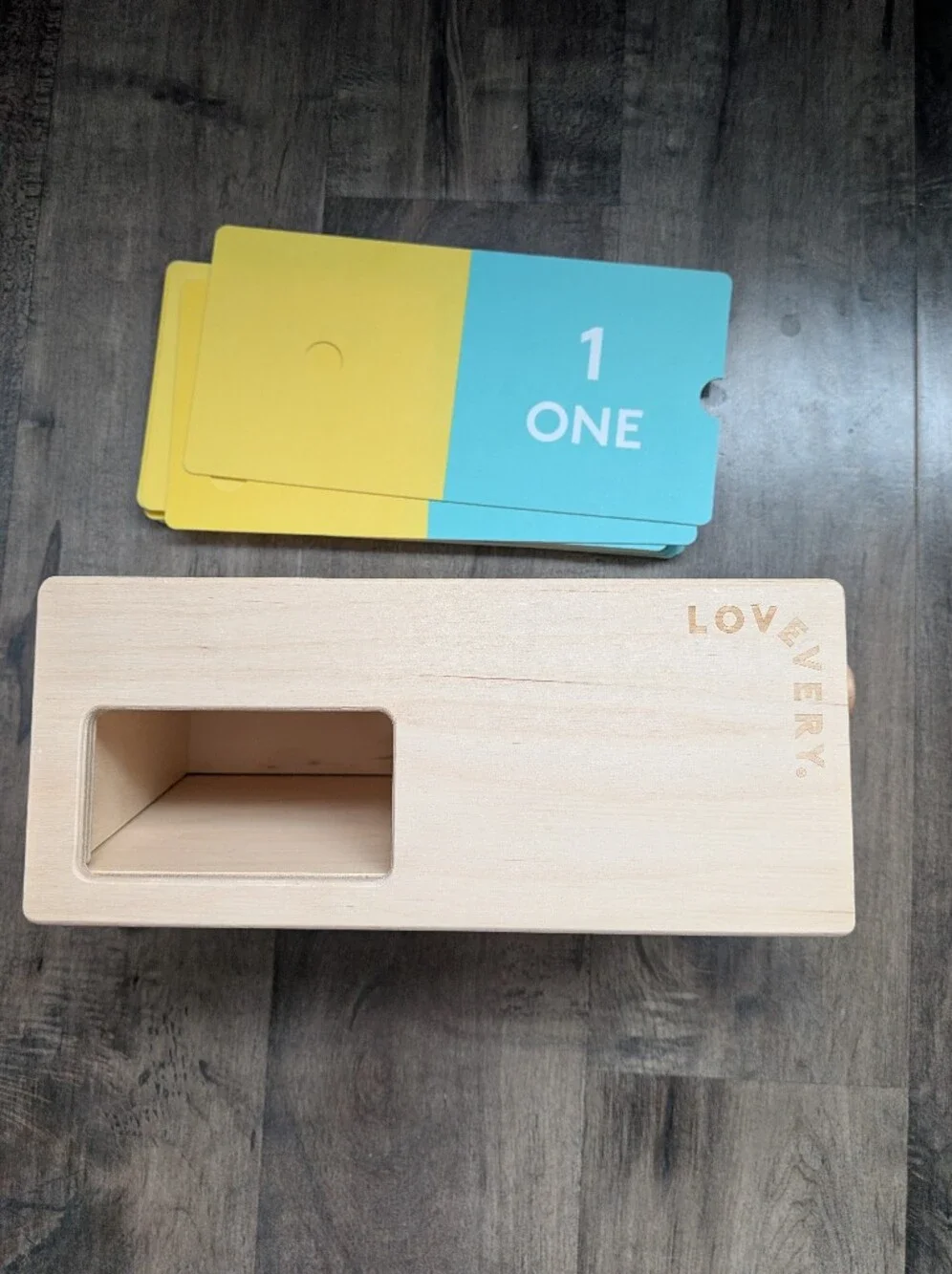 Lovevery Wooden Counting Box COMPLETE Free Spirit Play Kit Toddler Math Toy